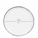 Bastion Collections Tea Tip Heart White/Black