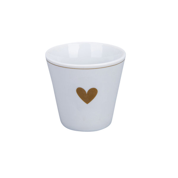 Krasilnikoff Espresso Cup Heart of Gold