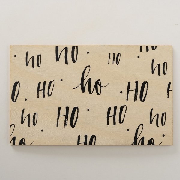 Boltze Dekoschild Holzpostkarte mit Schriftzug Weihnachten