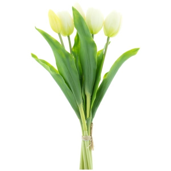 Exner Kunstblume Strauß Tulpen creme
